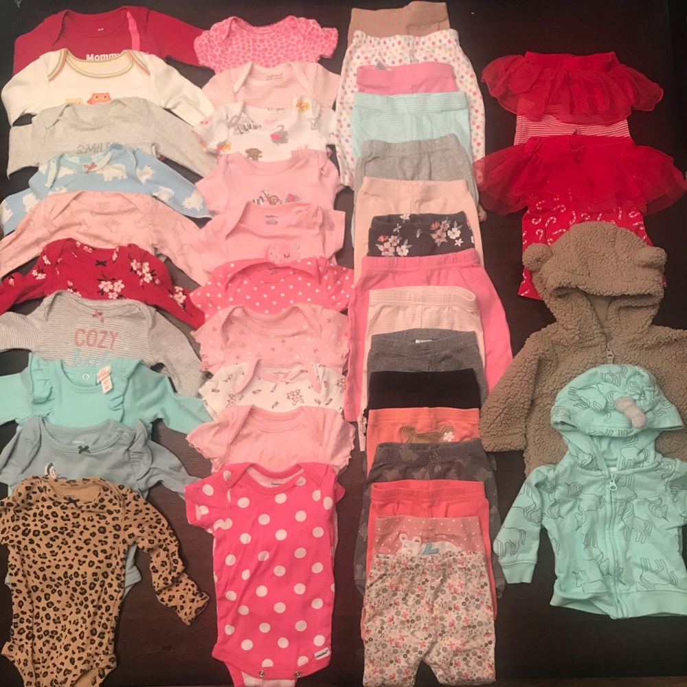 Newborn Girls Clothing Lot